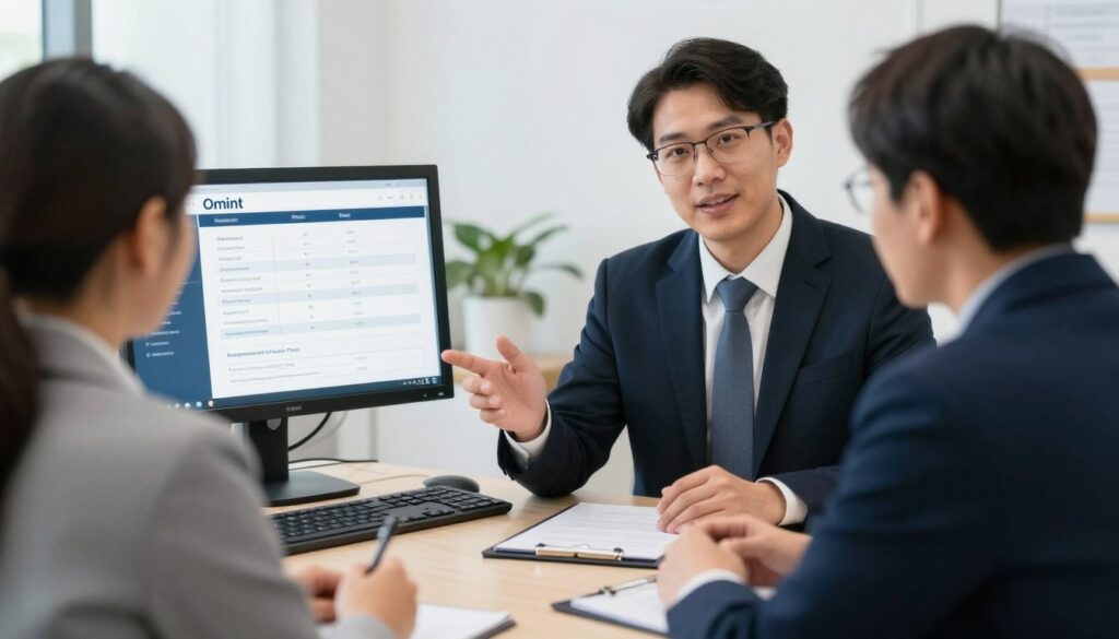 Consultor especializado em Omint plano de saúde atendendo cliente