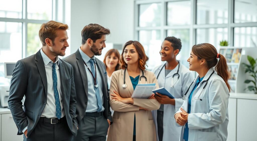 serviços equipe atendimento saúde