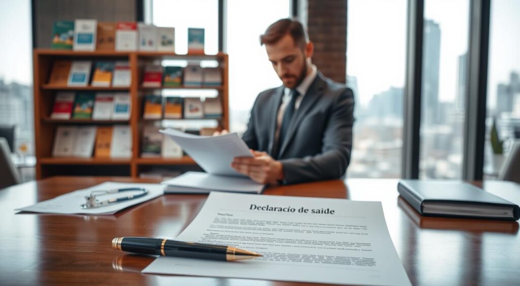 declaração de saúde